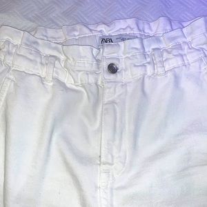 Zara paperbag baggy denim pants